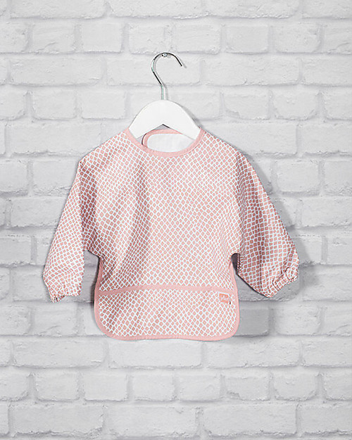 Jollein Bavaglino Impermeabile con Maniche - Serpente Rosa Bavagli con Maniche