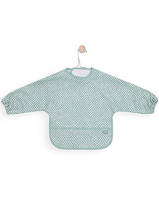Jollein Bavaglino Impermeabile con Maniche, Serpente Verde Bavagli Impermeabili