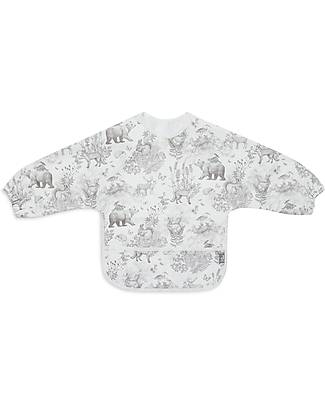Jollein Bib waterproof with sleeves - Forest Animals Snap Bibs