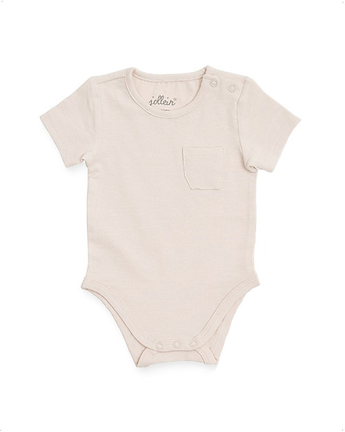 Jollein Body Maniche Corte Forest - Bianco - Cotone Elasticizzato Body Manica Corta