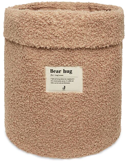 Jollein Cesto Portaoggetti - Boucle - Biscotto - Teddy Contenitori Portaoggetti