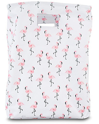 Jollein Contenitore Portaoggetti XL, Fenicotteri Rosa - Extra Large! Contenitori Porta Giochi_