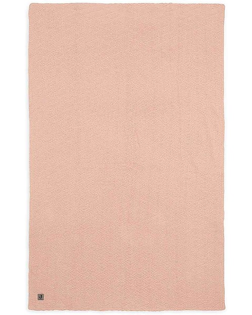 Jollein Coperta Rosa Chiaro - River Knit - 100x150 cm Swaddle di Mussola