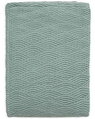 Jollein Coperta Verde Cenere - River Knit - 100x150 cm Coperte