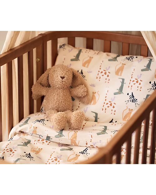 Jollein Copripiumino con Federa Twinkling - 100x140 cm - Jungle Jambo Set Copripiumino