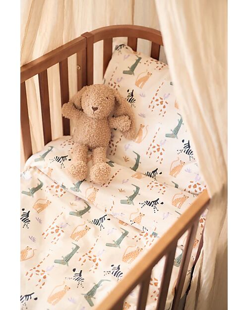 Jollein Copripiumino con Federa Twinkling - 100x140 cm - Jungle Jambo Set Copripiumino