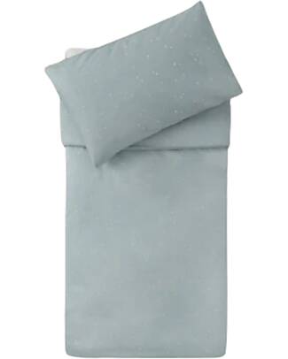 Jollein Copripiumino con Federa Twinkling - 100x140 cm - Verde Mare Set Copripiumino