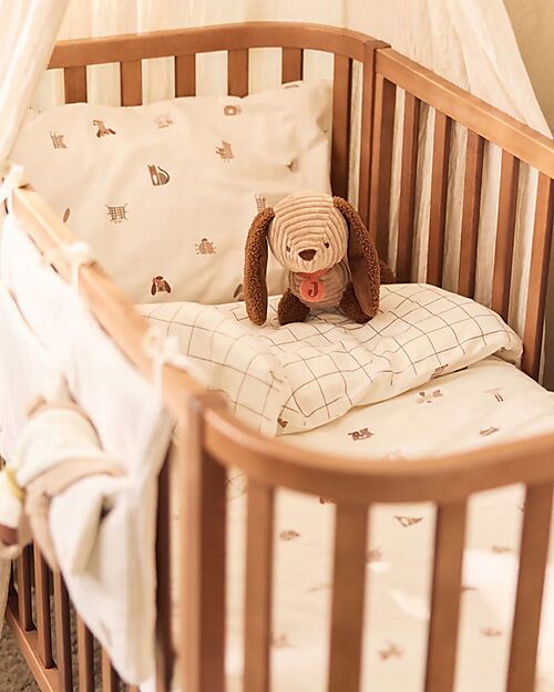 Jollein Diego Dog - Peluche Morbido con Collare Peluche