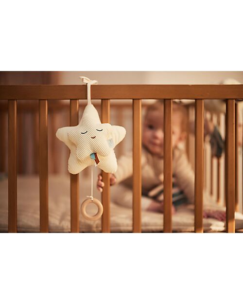 Jollein Giostrina Musicale Stella - Avorio - Riproduce la melodia di Schubert Carillon