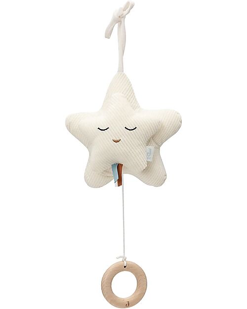 Jollein Giostrina Musicale Stella - Avorio - Riproduce la melodia di Schubert Giostrine