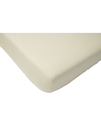 Jollein Lenzuolino con Angoli per Culla, Bianco - 140x70 cm - Cotone Lenzuola
