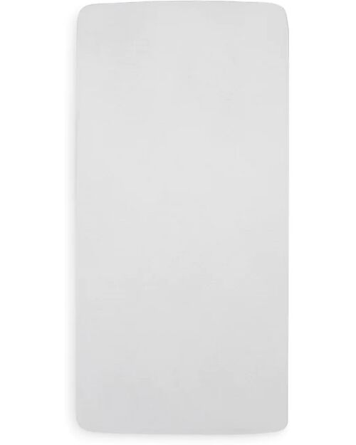 Jollein Lenzuolo con Angoli 60x120cm - 100% Cotone Jersey - Bianco - 2 Pezzi! Lenzuola e Federe