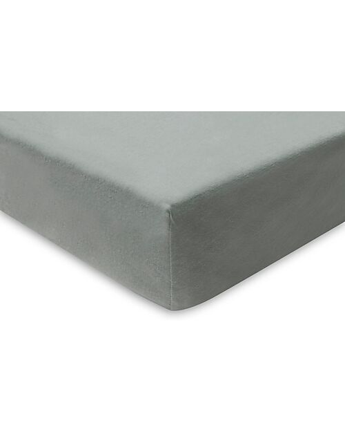 Jollein Lenzuolo con Angoli - 70x140cm/75x150cm - Per Lettino - Jersey - Verde Accappatoi e Asciugamani