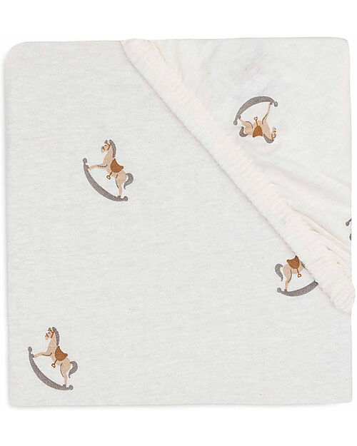 Jollein Lenzuolo con Angoli per Culla - 40/50x80/90cm - Jersey - Nostalgic Ride Biancheria Culla