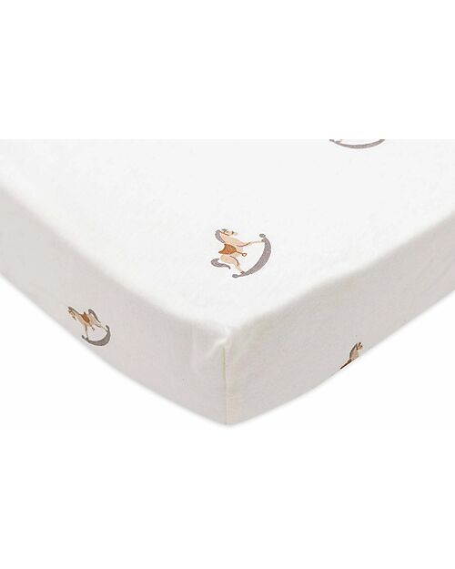 Jollein Lenzuolo con Angoli per Culla - 40/50x80/90cm - Jersey - Nostalgic Ride Biancheria Culla