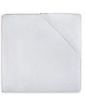Jollein Lenzuolo con Angoli per Culla Bianco - 60x120 cm - Spugna Lenzuola