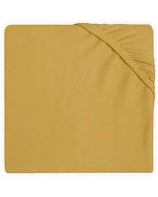 Jollein Lenzuolo con Angoli per Culla - Mostarda - 40x80 cm Lenzuola
