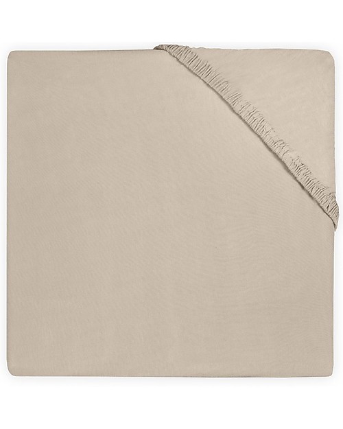 Jollein Lenzuolo con Angoli per Culla - Torrone - 60x120 cm - Jersey di Cotone Biancheria Culla