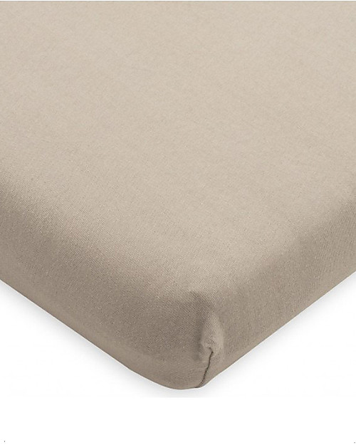 Jollein Lenzuolo con Angoli per Culla - Torrone - 60x120 cm - Jersey di Cotone Biancheria Culla