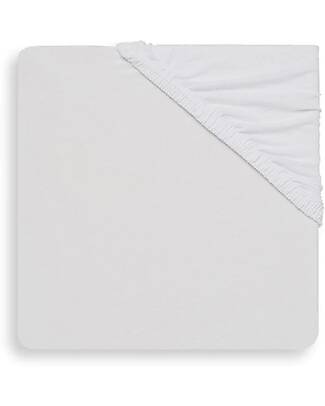 Jollein Lenzuolo con Angoli 60x120cm - 100% Cotone Jersey - Bianco