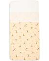 Jollein Lenzuolo per Culla - 100% Cotone - Canguri e Dusty Dot - 75x100 cm Biancheria Culla