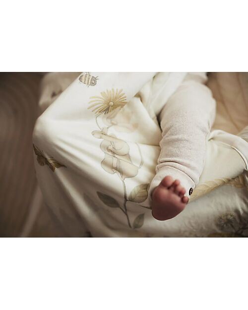 Jollein Lenzuolo per Culla - 100% Cotone - Dreamy Mouse - 75x100cm - Velvet Fleece Lenzuola e Federe