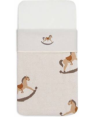 Jollein Lenzuolo per Culla - 100% Cotone - Nostalgic Ride - 75x100cm Biancheria Culla