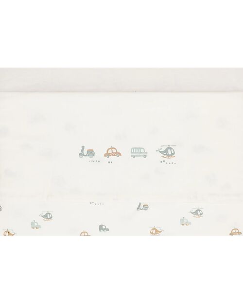 Jollein Lenzuolo per Culla - 100% Cotone - On The Go - 75x100 cm Biancheria Culla