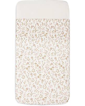 Jollein Lenzuolo per Lettino - 100% Cotone - Bloomy - 120x150cm Lenzuola e Federe