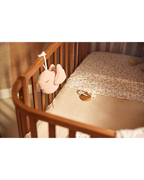 Jollein Lenzuolo per Lettino - 100% Cotone - Bloomy - 120x150cm Lenzuola e Federe