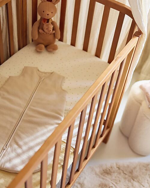 Jollein Lenzuolo per Lettino - 100% Cotone - Canguri e Dusty Dot - 120x150 cm Lenzuola e Federe