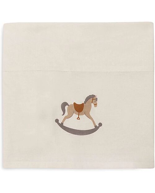 Jollein Lenzuolo per Lettino - 100% Cotone - Nostalgic Ride - 120x150 cm Lenzuola e Federe