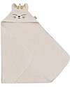Jollein Mantellina da Bagno in Spugna - Con Cappuccio - 75x75cm - Charlie - Gattino Accappatoi e Asciugamani
