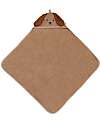 Jollein Mantellina da Bagno in Spugna - Con Cappuccio - 75x75cm - Diego - Cane Accappatoi e Asciugamani