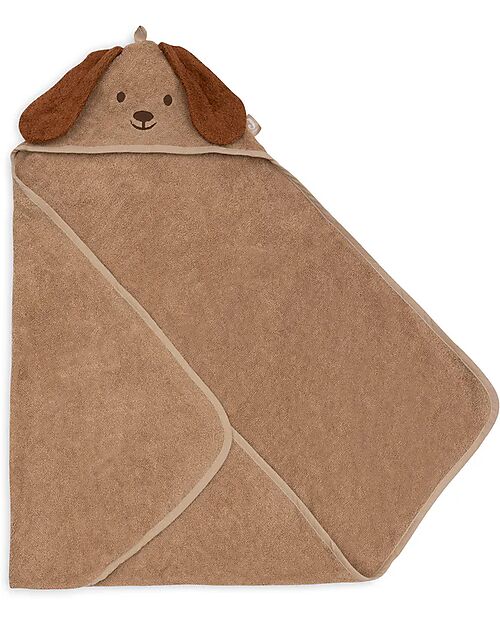 Jollein Mantellina da Bagno in Spugna - Con Cappuccio - 75x75cm - Diego - Cane Accappatoi e Asciugamani