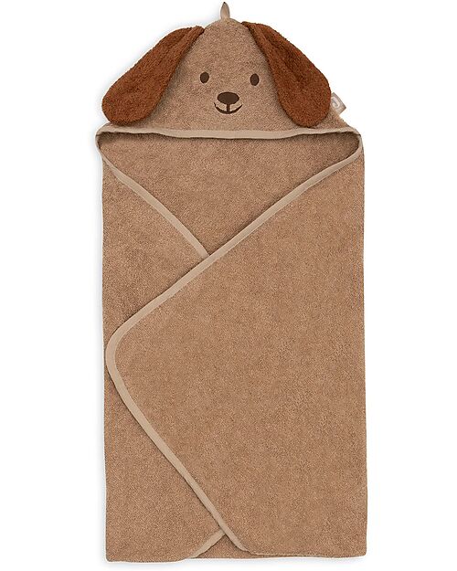 Jollein Mantellina da Bagno in Spugna - Con Cappuccio - 75x75cm - Diego - Cane Accappatoi e Asciugamani