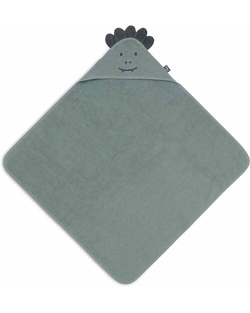 Jollein Mantellina da Bagno in Spugna - Con Cappuccio - 75x75cm - Jungle Jambo - Coccodrillo Accappatoi e Asciugamani