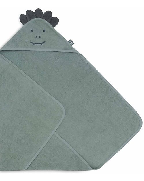 Jollein Mantellina da Bagno in Spugna - Con Cappuccio - 75x75cm - Jungle Jambo - Coccodrillo Accappatoi e Asciugamani