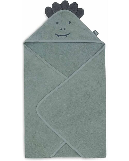 Jollein Mantellina da Bagno in Spugna - Con Cappuccio - 75x75cm - Jungle Jambo - Coccodrillo Accappatoi e Asciugamani