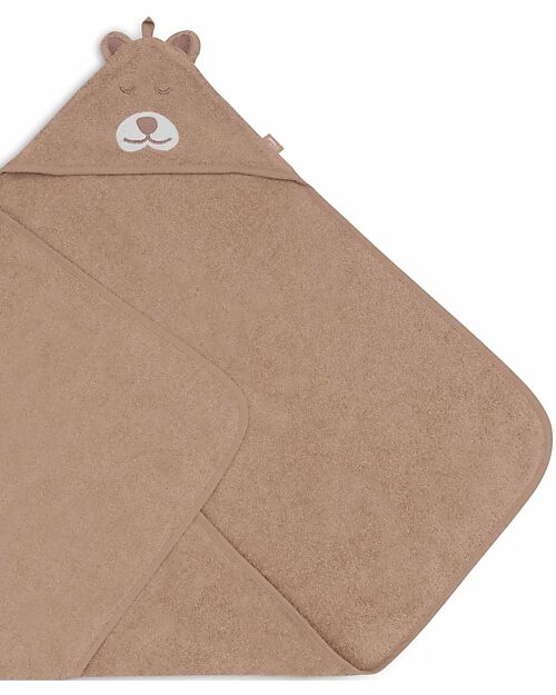 Jollein Mantellina da Bagno in Spugna - Con Cappuccio - 75x75cm - Jungle Jambo - Ghepardo Accappatoi e Asciugamani