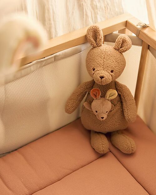 Jollein Peluche con Cucciolo Estraibile - Kangaroots - Morbido e Sicuro Peluche