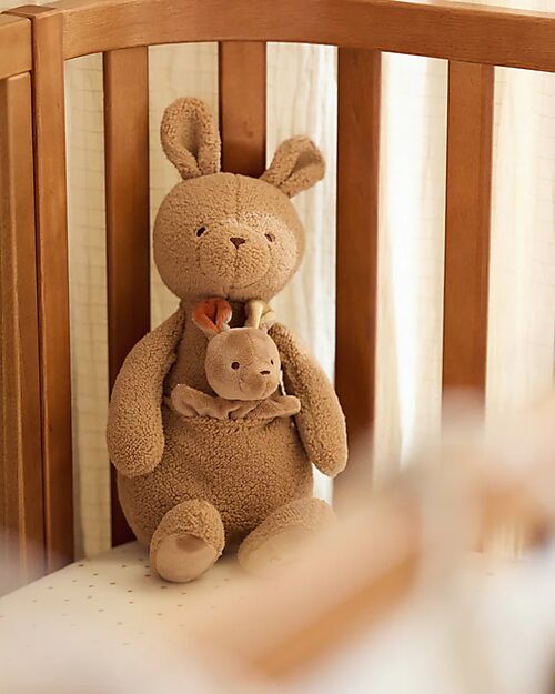 Jollein Peluche con Cucciolo Estraibile - Kangaroots - Morbido e Sicuro Peluche