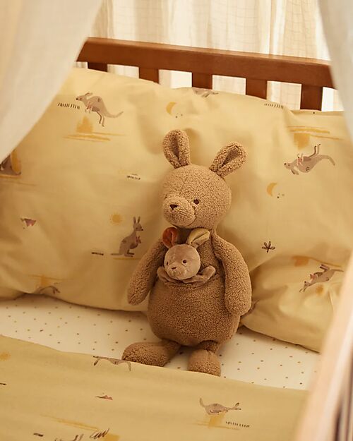 Jollein Peluche con Cucciolo Estraibile - Kangaroots - Morbido e Sicuro Peluche