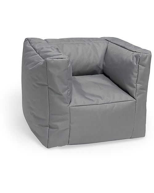 Jollein Poltrona Beanbag - Grigio Tempesta - 46x37x40cm Cuscini Arredo