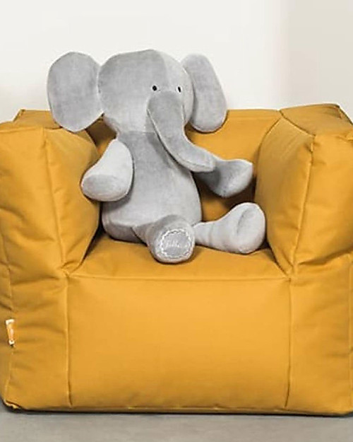 Jollein Poltrona Beanbag per bambini, Senape Cuscini Arredo