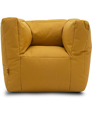 Jollein Poltrona Beanbag per bambini, Senape Cuscini Arredo_