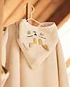 Jollein Poncho da Bagno in Spugna - Charlie il Gatto - Sabbia - 65x62 cm Accappatoi e Asciugamani