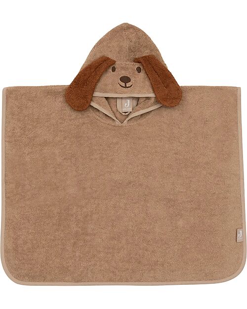 Jollein Poncho da Bagno in Spugna - Diego il Cane - Biscotto - 65x62 cm Accappatoi e Asciugamani