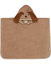 Jollein Poncho da Bagno in Spugna - Diego il Cane - Biscotto - 65x62 cm Accappatoi e Asciugamani