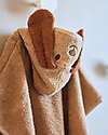 Jollein Poncho da Bagno in Spugna - Diego il Cane - Biscotto - 65x62 cm Accappatoi e Asciugamani